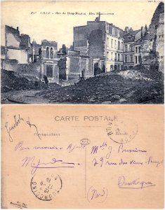 2053. Lille — Rue du Bleu-Mouton vº- rº