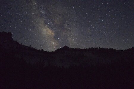 Stargazing astrophotography mountain