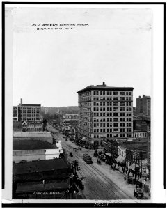 20th Street, looking north, Birmingham, Ala. - Arbiter Bros. LCCN91482748