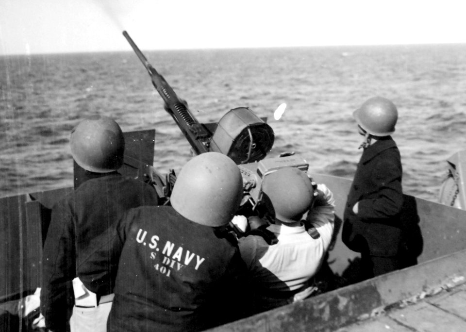 20mm Single Gunnery Practice on Hoggatt Bay