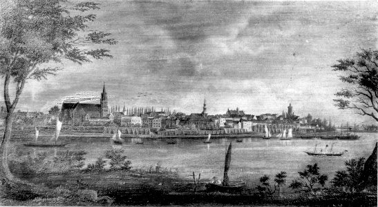 21 Cammin in Pommern - Panorama miasta wg F.G. Kühlitza