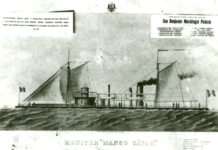 21 monitor Manco Cápac (Archivo Histórico de Marina)