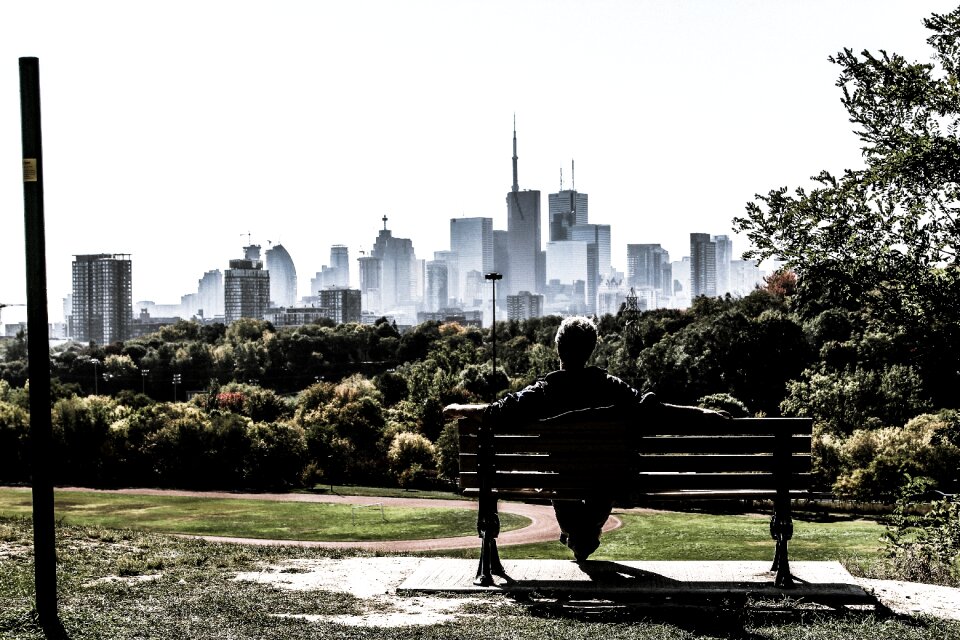 City tower skyline
