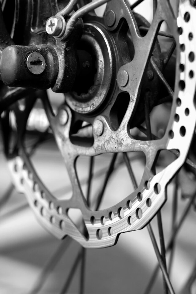 Tire bike gray bike