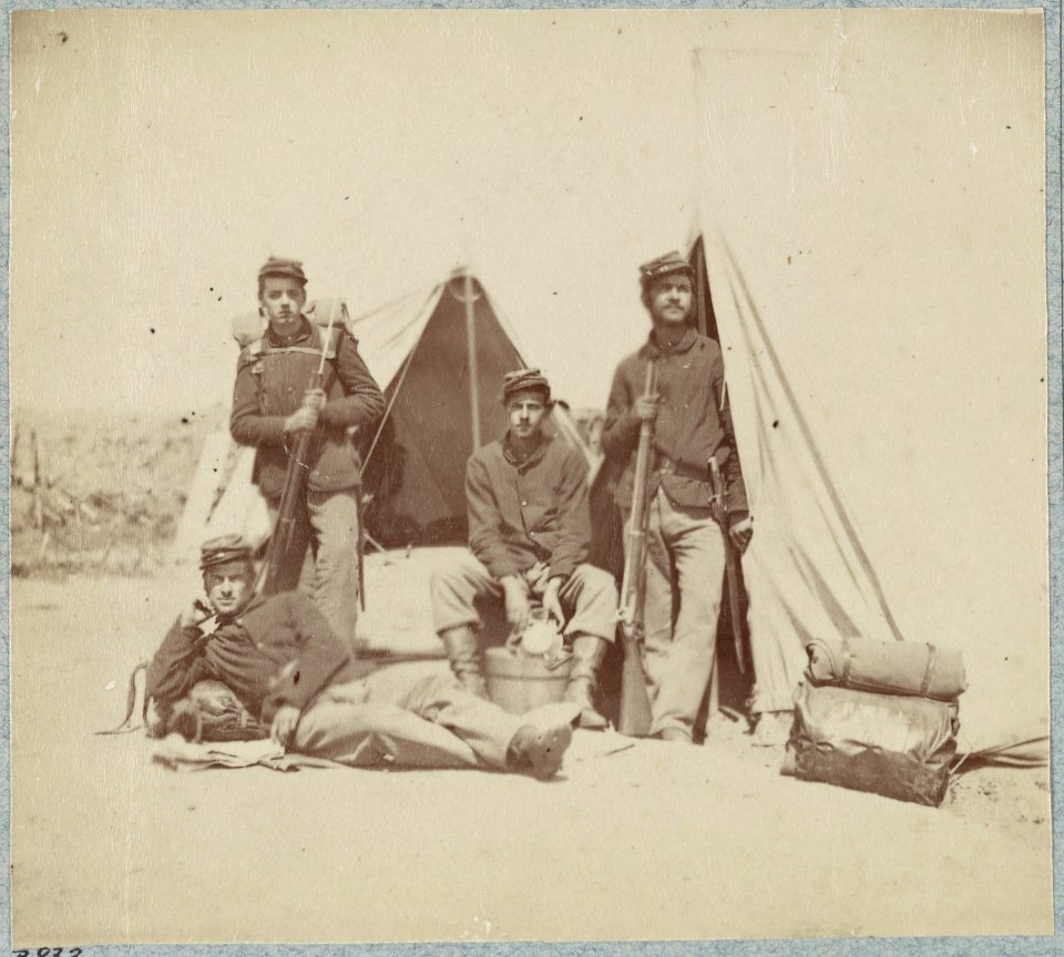 22d New York State Militia near Harpers Ferry, Va., 1861 (i.e.1862) LCCN2013647997
