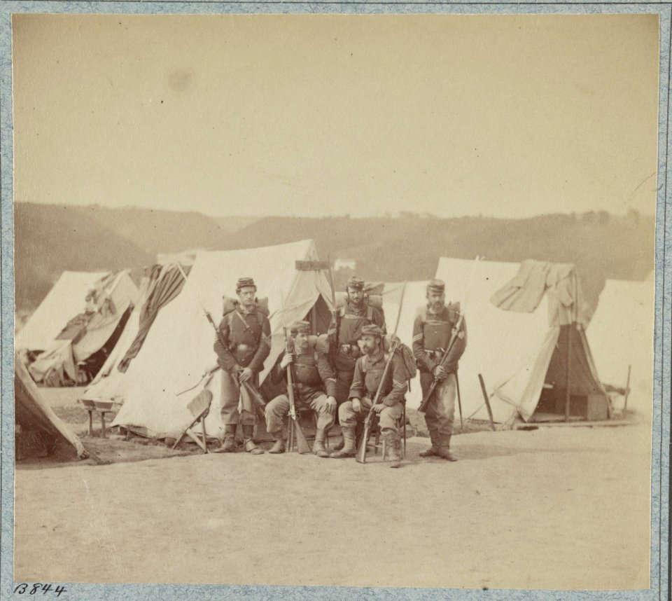 22d New York State Militia near Harpers Ferry, Va., 1861 (i.e.1862) LCCN2013648425
