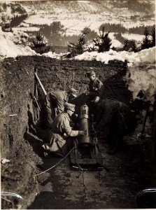 22cm Art.Minenwerfer. (Techn.Kurs i.Oberfellach.) (BildID 15494655)