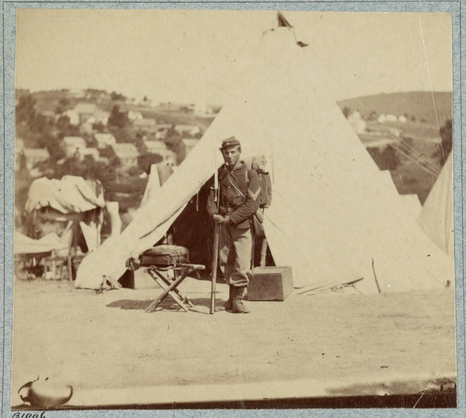 22d New York State Militia near Harpers Ferry, Va., 1861 (i.e.1862) LCCN2013648438