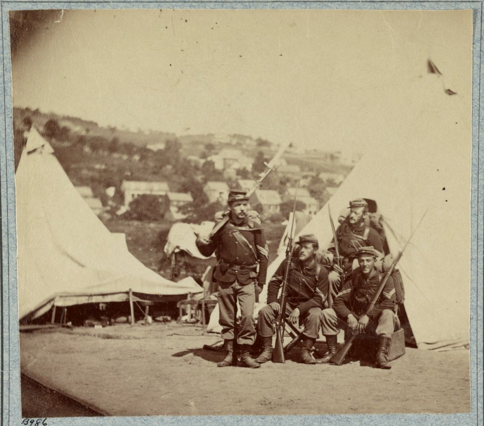 22d New York State Militia near Harpers Ferry, Va., 1861 (i.e.1862) LCCN2013648418