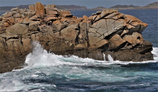 Seashore travel ocean