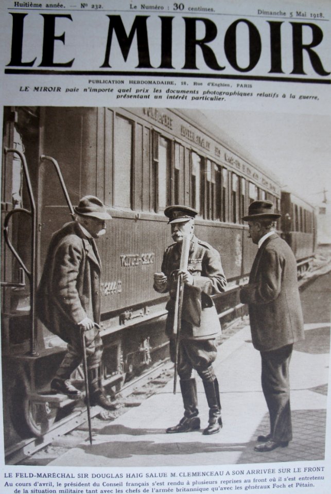 232 1 Georges Clémenceau et Douglas Haig