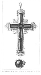 234 PiusX cross to Gyula Zichy