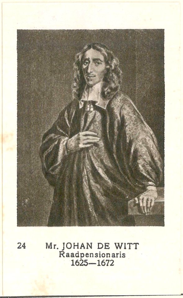 24 Johan de Witt, Raadspensionaris, (1625-1672)
