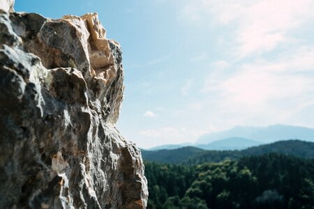 Building carpathian castle photo