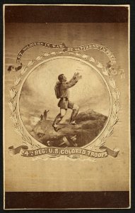 24th Regt. U.S. Colored Troops. Let Soldiers in War, Be Citizens in Peace LCCN2010647924