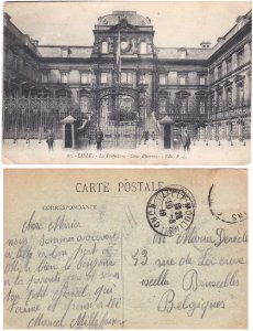 25. – LILLE. – La Préfecture – Cour d'Honneur – Édit. P.-L. (2)