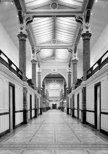 25. INTERIOR, MODEL HALL, LOOKING EAST