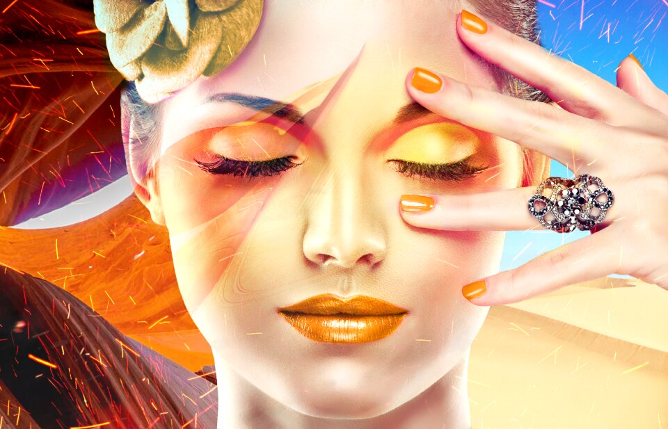 Face fashion desert