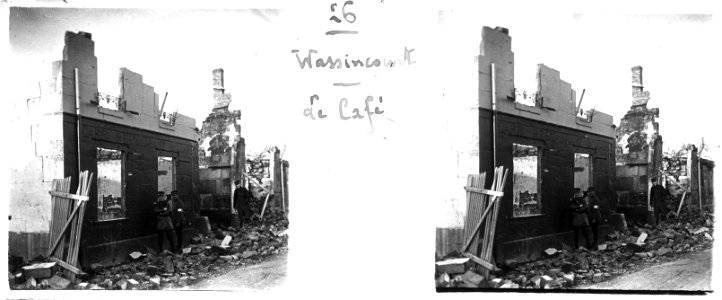 26. Wassincourt (Vassincourt). Le café - Fonds Berthelé - 49Fi64