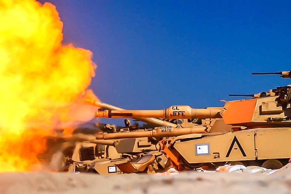 26th MEU M1A1 Abrams blaze targets during BALTOPS (42714529011)