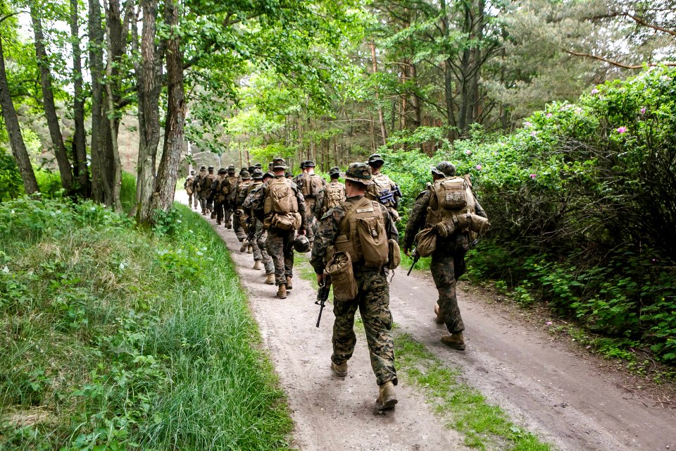 26th MEU Marines, Romanian Marines depart Nemersita, move to Kairai (41792756845)