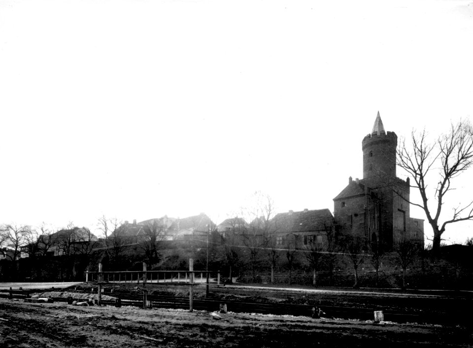 27 Cammin in Pommern 1935 - Obwarowania miejskie z Bramą Piastowską