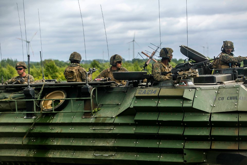 26th MEU Tank platoon, Polish BMP unit go head-to-head in mechanized assault exercise during BALTOPS (42743218962)