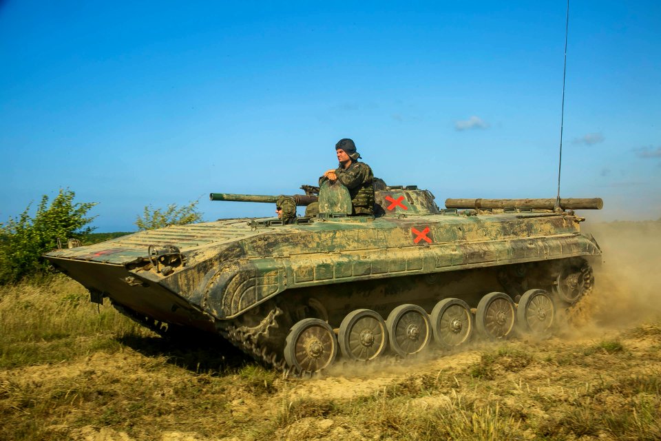 26th MEU Tank platoon, Polish BMP unit go head-to-head in mechanized assault exercise during BALTOPS (42743215762)