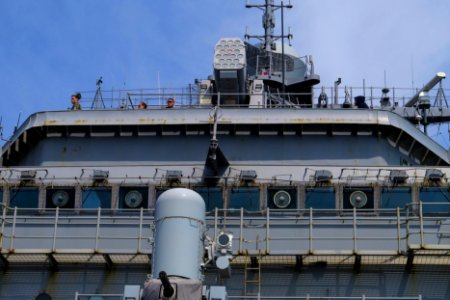 26th MEU, USS Oak Hill transits through the Danish Straits (27580655827)