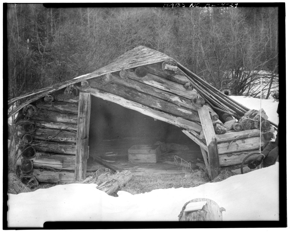 29. GARAGE (BUILDING A) WEST END - Dalton Trail Post, Mile 40, Haines Highway, Haines, Haines Borough, AK - LOC - hhh.ak0001.photos.001418p