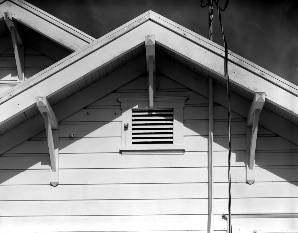 2984 Misty Street - detail of eave - Chemawa Indian School - Salem Oregon