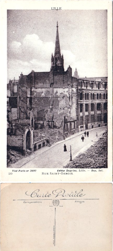 29. Lille – Rue Saint Genois — v°-r°