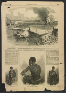 2nd South Carolina Infantry Regiment raid on rice plantation, Combahee, South Carolina, and escaped slave named Gordon LCCN2014645368