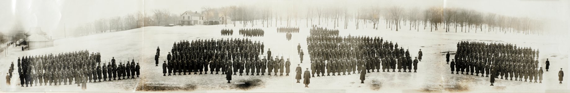 2nd Canadian Expeditionary Force 24th Battalion Montreal, Feb. 22, 1915. Arms sloped (HS85-10-30046) photo