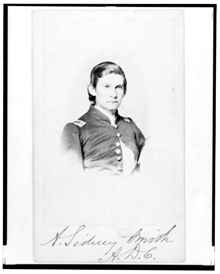 2nd Lieutenant Albert Sidney Smith(Schmidt), Union officer, head-and-shoulders portrait, facing front LCCN2003673354
