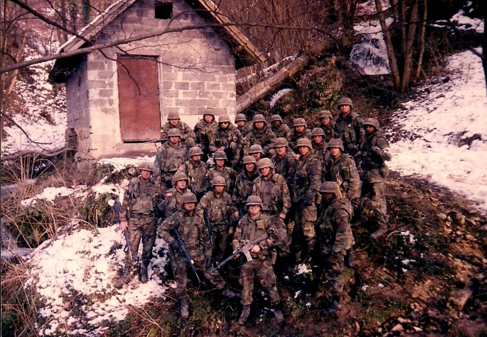 2nd Platoon Bravo Co, 9th Enginner Batalion conducting a bunker busting mission in Bosnia, 1996