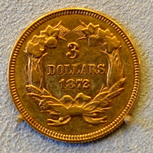 3 Dollars, United States of America, 1872 - Bode-Museum - DSC02637 photo