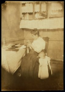 3-30 PM Mrs. Rosy Capello, 311 E. 111th St., top floor rear. Makes 50 cents to $1.00 a week on willow plumes. Husband works irregularly as tailor. LOC nclc.04108