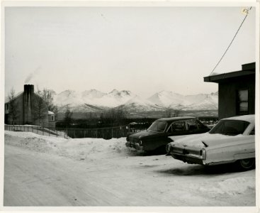 3-65. Anchorage - A view of the site of demolished hillside apartments, center. See photo 315, 800 (looking southeast) (33191314750) photo