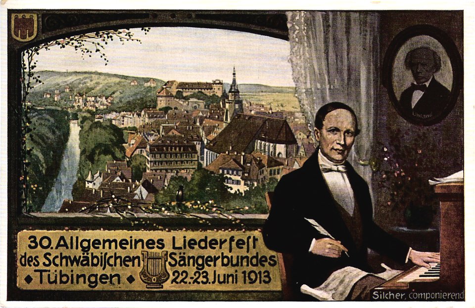 30. Allgemeines Liederfest des Schwäbischen Sängerbundes Tübingen 22.–23. Juni 1913 Nr. 4 (PK Gebr. Metz TPk215)