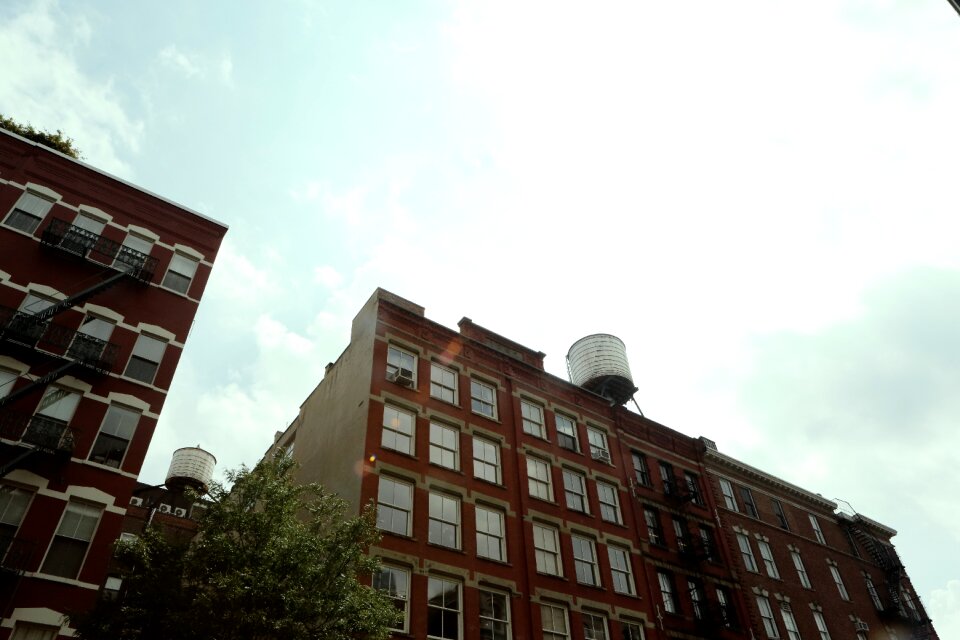 Windows water tanks sky