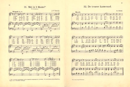 31 Mei is 't thans, pagina 36 & 32 De trouwe kameraad, pagina 37