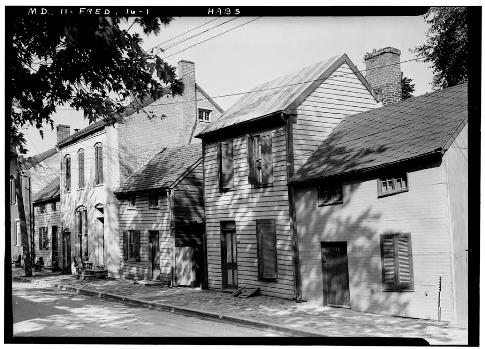 314-322 Bentz Street (Houses), Frederick 081645pv