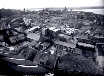 32 Cammin in Pommern 1935 - Widok z wieży katedralnej na południowo-zachodnią część miasta photo