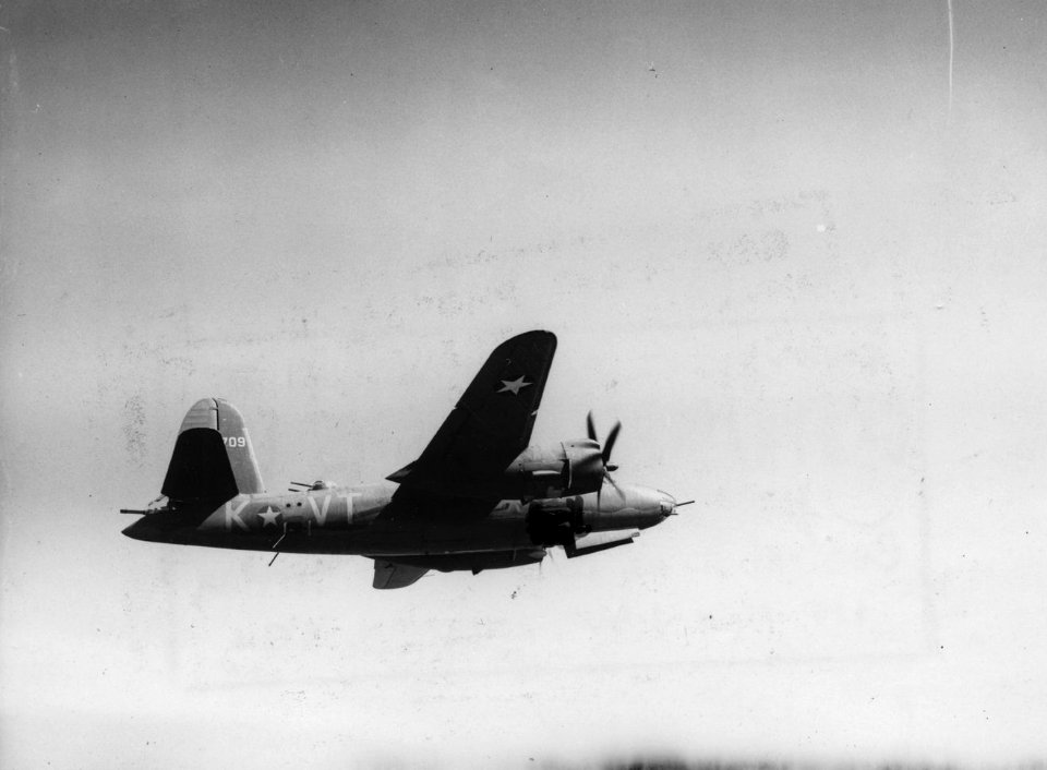 323d Bombardment Group - B-26 Marauder taking off 2