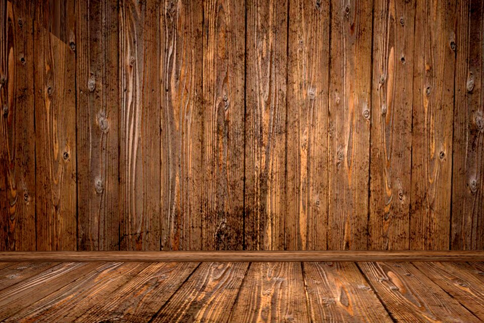 Hardwood wall board