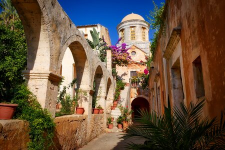 Old antiquity monastery