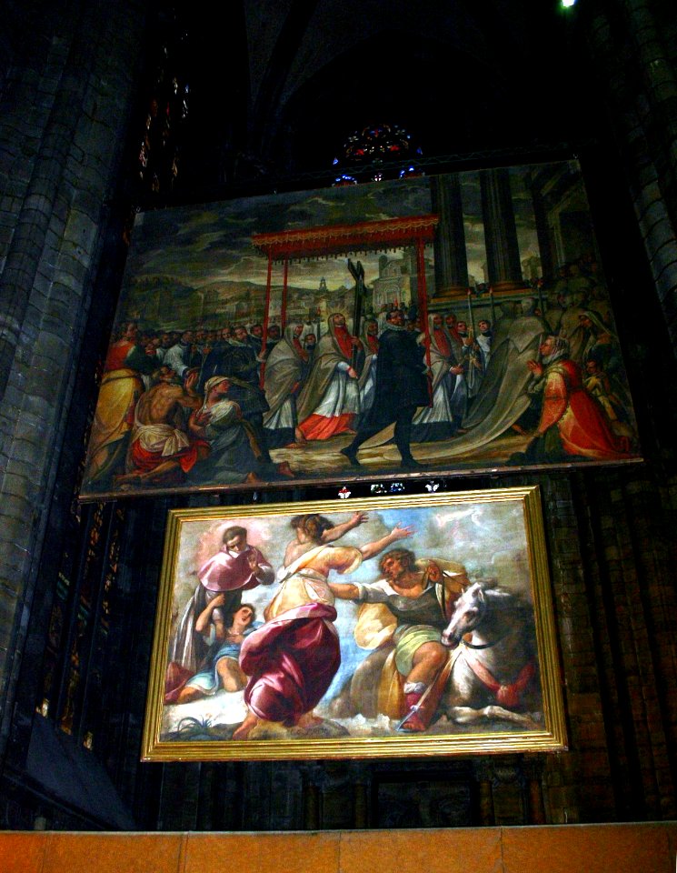 3367 - Milano, Duomo - Tele di San Carlo, 15, transetto sin - Foto Giovanni Dall'Orto, 6-Dec-2007