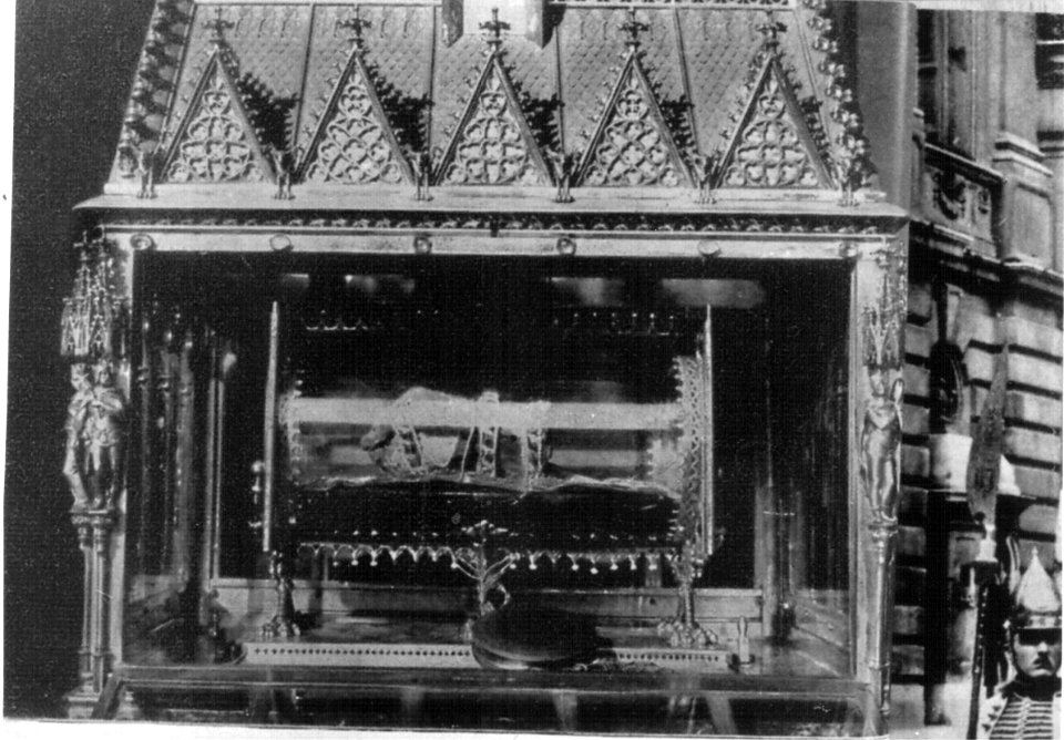 34. Eucharisztikus Világkongresszus, Budapest, Szent Jobb az ereklyetartóban 1938 (6)