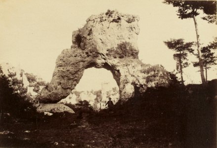 36. Montpellier-le-Vieux, Cirque des Amats, la Porte de Mycènes (James Jackson, 1888) photo